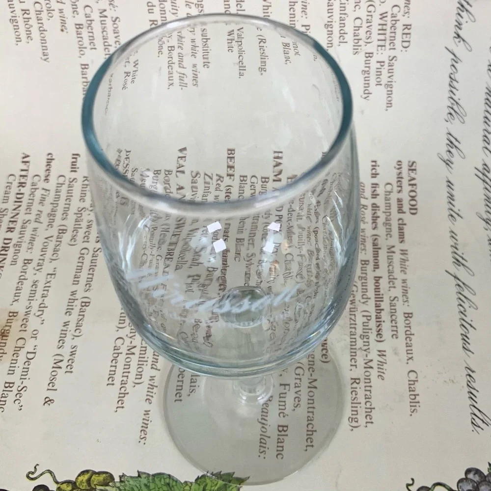 Mirassou Winery souvenir wine glass.